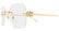 CARTIER CT0646 001 - Gold Square Eyeglasses for Women