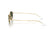 RAY BAN 3832 001/31 - Gold Oval Sunglasses for Men
