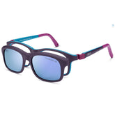 NANO ARCADE & CLIP 521648HSC - Mauve Rectangle Eyeglasses for Kids