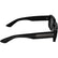 CALVIN KLEIN 25538S 001 - Black Rectangle Sunglasses for Men
