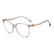 CAROLINA HERRERA HER 0396 KB7 - Grey Square Eyeglasses for Women