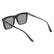 CALVIN KLEIN 25530 MAG-SET+CLIP 001 - Black Square Eyeglasses for Men