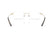 RAY BAN 8781D 1251 - Gold Rectangle Eyeglasses for Men