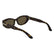 CALVIN KLEIN 25502SN 240 - Brown / Torto Oval Sunglasses for Women