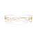 MIU MIU 03WV 15Z1O1 - Transparent Cateye Eyeglasses for Women