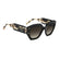 CAROLINA HERRERA HER 365/S 807 - Black Square Sunglasses for Women