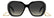 MISSONI MIS 0268/G/S 807 - Black Square Sunglasses for Women