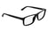 CALVIN KLEIN 25546 001 - Black Rectangle Eyeglasses for Men