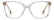CAROLINA HERRERA HER 0396 KB7 - Grey Square Eyeglasses for Women