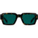 CALVIN KLEIN 25538S 035 - Brown / Torto Rectangle Sunglasses for Men
