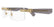 CARTIER CT0537 001 - Gold Rectangle Eyeglasses for Men
