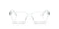 ARMANI EXCHANGE 3130U 8235 - Transparent Rectangle Eyeglasses for Men