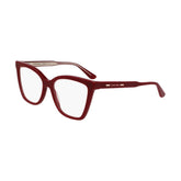 CALVIN KLEIN 24550 MAG-SET+CLIP 605 - Red Cateye Eyeglasses for Women