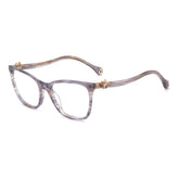 CAROLINA HERRERA HER 0395/G 7FF - Mauve Cateye Eyeglasses for Women