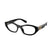 MIU MIU 03WV 16K1O1 - Black Cateye Eyeglasses for Women