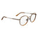 CALVIN KLEIN 24114 265 - Gold Round Eyeglasses for Men