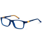 NANO SLEEK CREW 3101044 - Blue / Navy Rectangle Eyeglasses for Kids