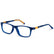 NANO SLEEK CREW 3101044 - Blue / Navy Rectangle Eyeglasses for Kids