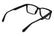 CALVIN KLEIN JEANS 26612 001 - Black Rectangle Eyeglasses for Men