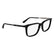 CALVIN KLEIN 25517 001 - Black Rectangle Eyeglasses for Men