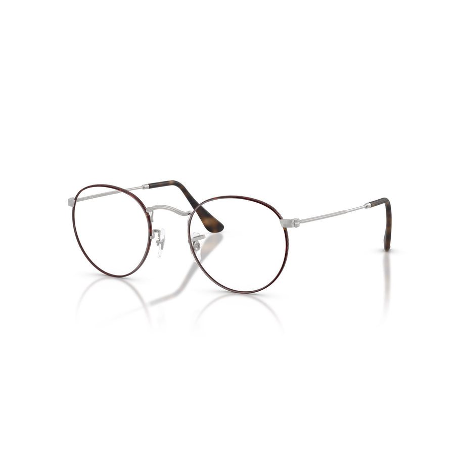 RAY BAN 3447V 3194 - Brown / Silver Round Eyeglasses for Men