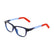 NIKE 5065 410 - Blue Rectangle Eyeglasses for Kids