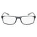 CALVIN KLEIN 19569 070 - Grey Rectangle Eyeglasses for Men