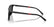POLO RALPH LAUREN 4235U 500187 - Black Rectangle Sunglasses for Men