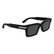CALVIN KLEIN 25503S 001 - Black Rectangle Sunglasses for Men