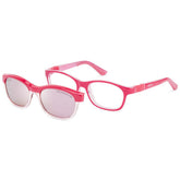 NANO CAMPER & CLIP 622244SC - Pink Wayfarer Eyeglasses for Kids
