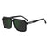 HUGO BOSS BOSS 1894/S 807 - Black Rectangle Sunglasses for Men