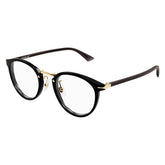 MONT BLANC 406 001 - Black Round Eyeglasses for Men