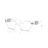VERSACE 3367U 148 - Transparent Cateye Eyeglasses for Women