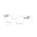 VERSACE 3367U 148 - Transparent Cateye Eyeglasses for Women