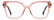 CAROLINA HERRERA HER 0368 35J - Pink Square Eyeglasses for Women