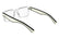 CALVIN KLEIN JEANS 25302 971 - Transparent Rectangle Eyeglasses for Kids