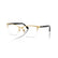 VERSACE 1304 1002 - Gold Cateye Eyeglasses for Women