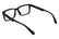 CALVIN KLEIN JEANS 26612 001 - Black Rectangle Eyeglasses for Men
