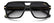 CARRERA CARRERA 377/S 807 - Black Rectangle Sunglasses for Men