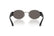 RAY BAN 3770 003/B1 - Silver Oval Sunglasses for Men