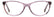 CAROLINA HERRERA HER 0393 0T7 - Mauve Oval Eyeglasses for Women