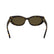 CALVIN KLEIN 25502SN 240 - Brown / Torto Oval Sunglasses for Women