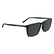 CALVIN KLEIN 25505S 001 - Black Rectangle Sunglasses for Men