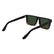 CALVIN KLEIN 25501S 006 - Black Rectangle Sunglasses for Men
