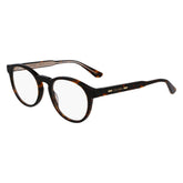CALVIN KLEIN 24551MAG-SET+CLIP 206 - Brown / Torto Round Eyeglasses for Men