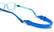 NANO RE-PLAY & CLIP 3001444SC - Blue / Navy Square Eyeglasses for Kids