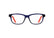 NIKE 5065 410 - Blue Rectangle Eyeglasses for Kids