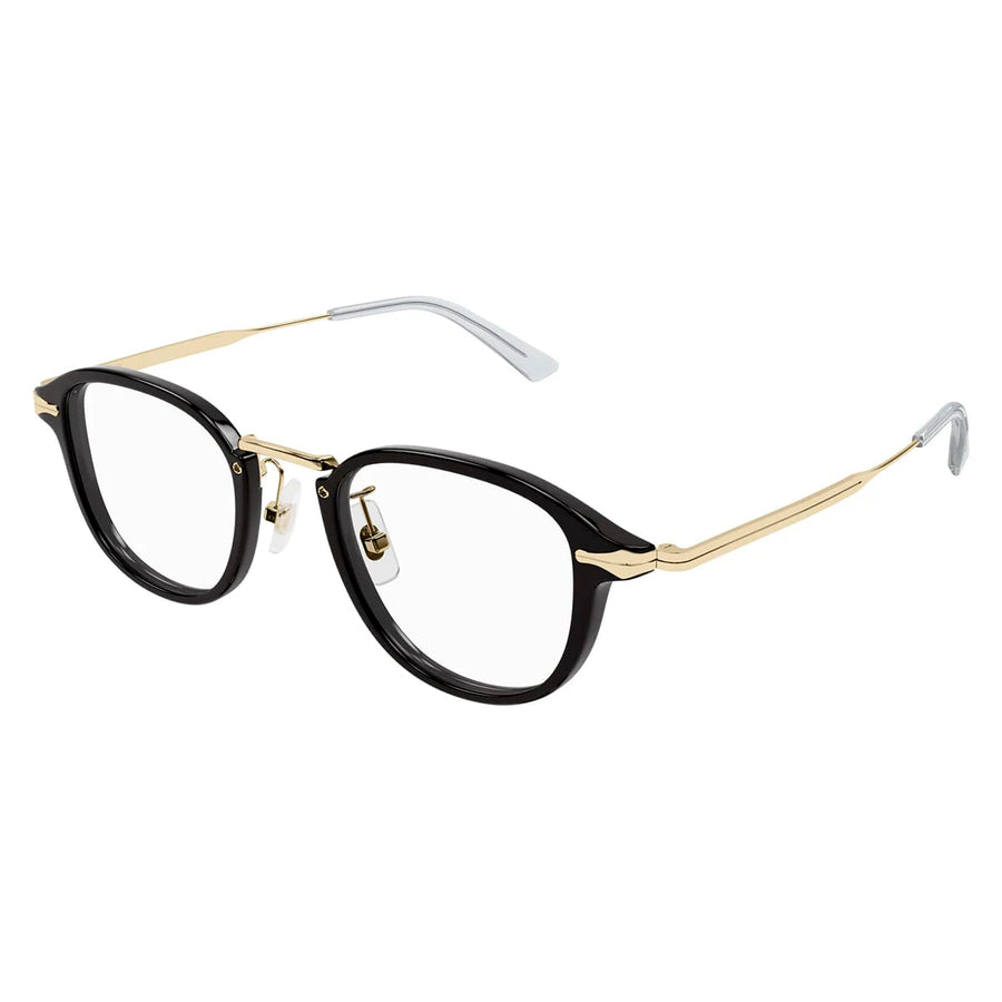 MONT BLANC 336 001 - Black Square Eyeglasses for Men