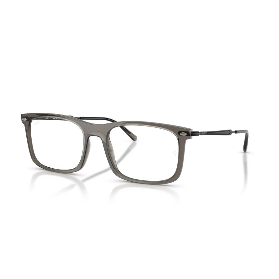 RAY BAN 7260 8463 - Grey Rectangle Eyeglasses for Men