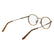 CALVIN KLEIN 24114 265 - Gold Round Eyeglasses for Men